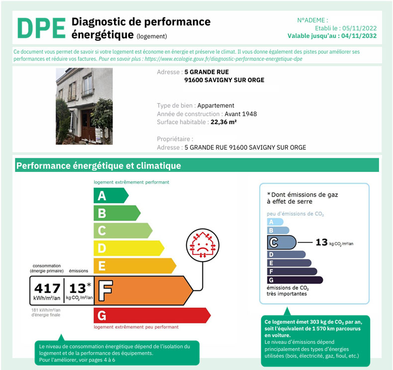 DPE studio savigny-sur-orge